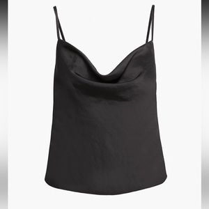 Aritzia Wilfred Only Satin Cowlneck Camisole